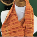 orange tone scarf