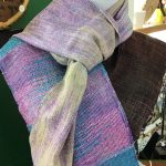 colorful woven throw
