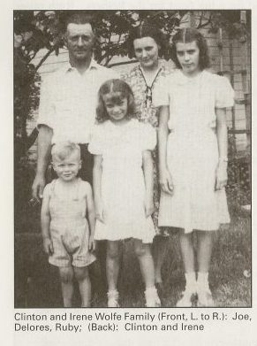 Clinton and Irene Wolfe Family.