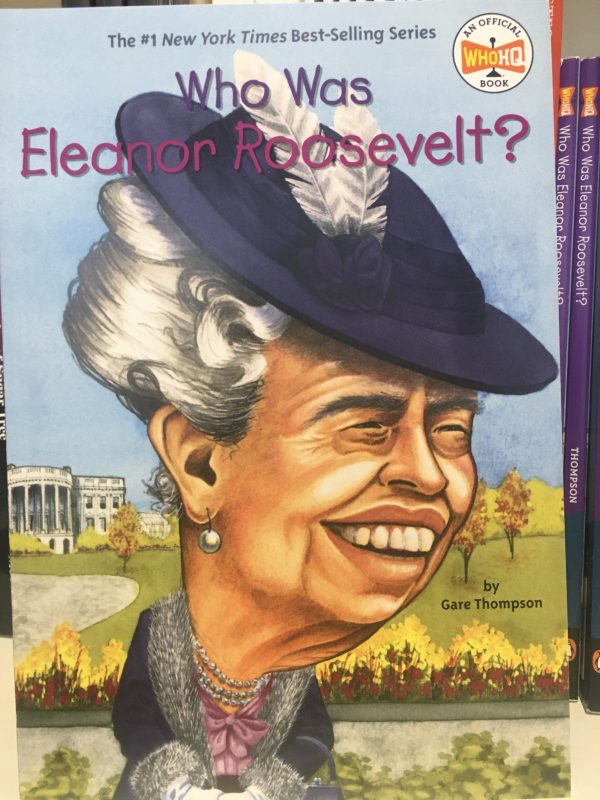 Who Was Eleanor Roosevelt book cover- Eleanor, Whitehouse garden