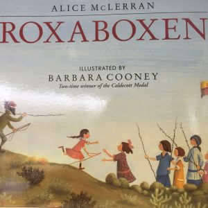 Roxaboxen book cover, children playing in a field