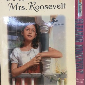 A Letter to Mrs. Roosevelt book cover with teen girl on porch