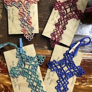 Tatted Cross Bookmarks