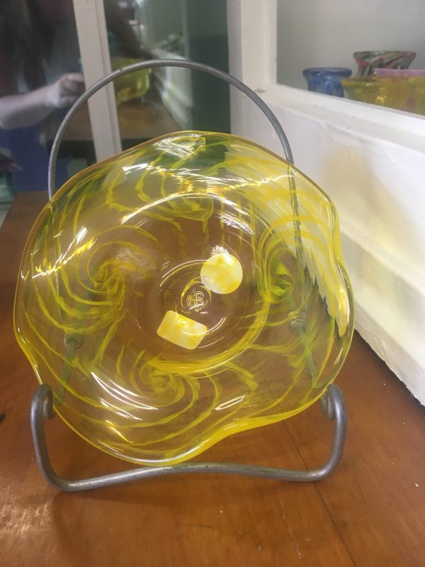 Small Blown Glass Ring Bowl - Ron Hinkle