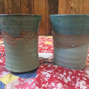 Ceramic Tumbler with Dots from Trails End