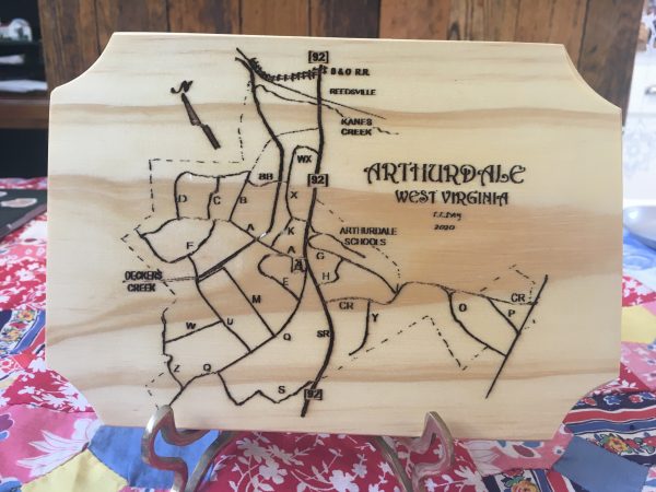 Arthrudale Map Woodcut