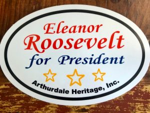 Eleanor Roosevelt for President oval sticker