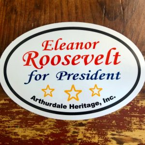 Eleanor Roosevelt for President oval sticker