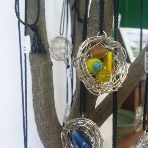 birds nest necklaces