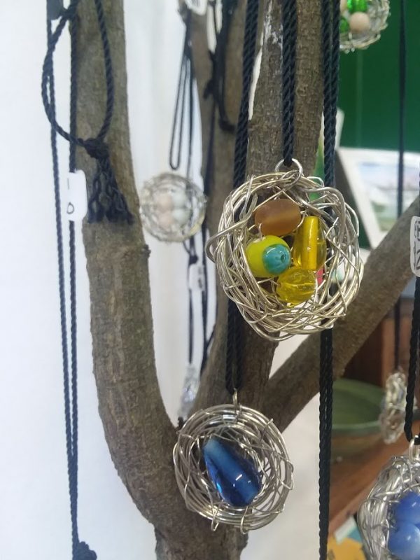 birds nest necklaces