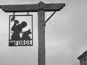 Forge sign silhouette