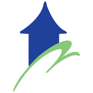 Logo showing house